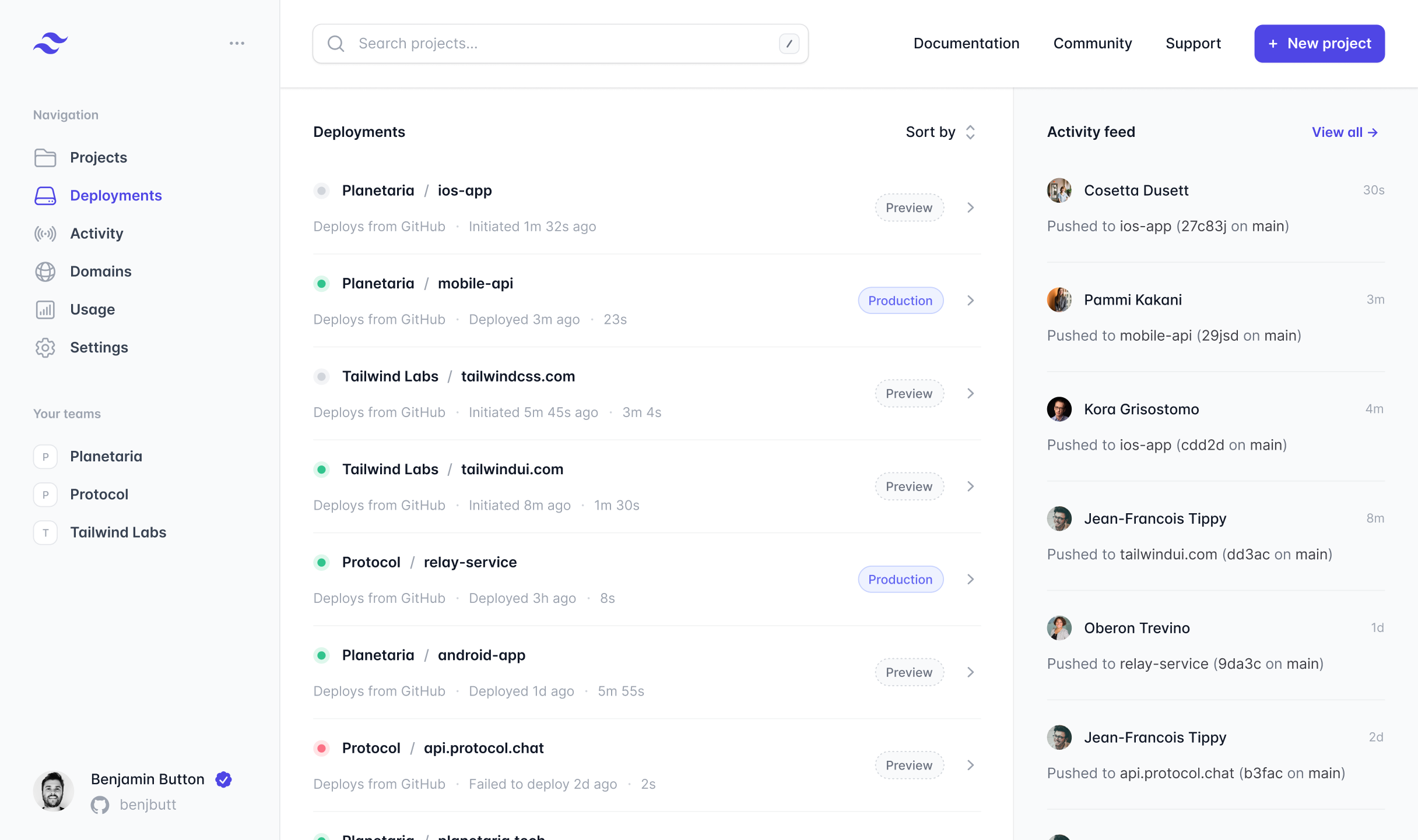 Mockup of the Warenwirtschaft Software